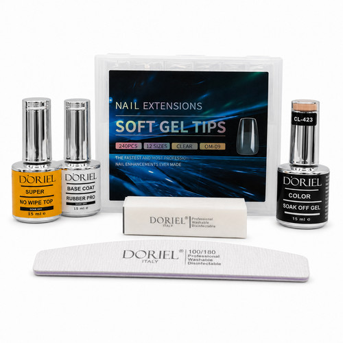 Kit completo soft gel tips - kit,