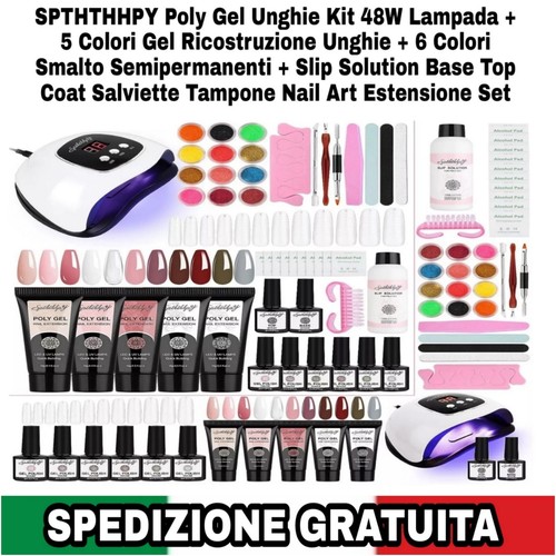 Poly gel unghie - gel, 48w