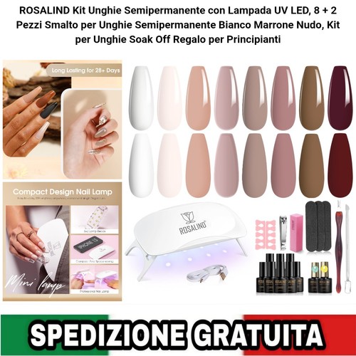 Kit unghie semipermanente con - unghie,