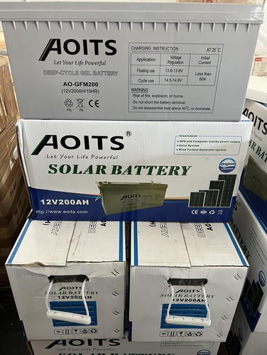 Kit batteria gel 200ah 12v - kit,