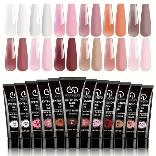 Kit gel estensione unghie poli - gel,